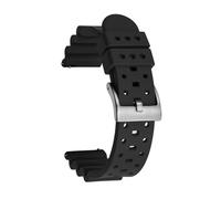WTNZBAEM Correa de reloj caucho fluorado 18/20/22/24 mm, pulsera buceo liberación rápida, compatible con Omega, Seiko, Rolex Water Ghost, correa MoonSwatch 20(Black,18mm)