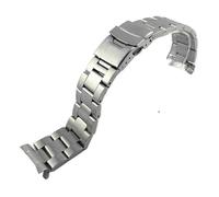 WTNZBAEM Correa de reloj de acero inoxidable de 22 mm compatible con Casio Duro MDV106 D MDV106-1A, repuestos for pulseras de reloj.(A-Silver 3)