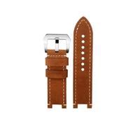 WTNZBAEM Correa de reloj vintage piel vaca compatible con G-SHOCK Casio GST-B100/S130/S110/S120/W130L/W100/210/W300, correa retro for hombre(Brown silver)
