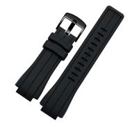 WTNZBAEM Correa de silicona compatible con Casio G-SHOCK GST-B200 GST-B200D, correa de reloj for hombre, accesorios de cadena, correa de silicona de resina resistente al agua.(Black black)