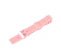 WTNZBAEM Correa de silicona convexa resina compatible con Casio LRW-200H for mujer, color negro brillante, blanco y rosa, deportiva, resistente al agua, 14 mm(Pink)