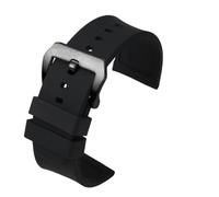 WTNZBAEM Correa de silicona gran tamaño (28 mm y 30 mm) compatible con Seven Fridays, Diesel Frank Muller, correa reloj deportiva goma for hombre(Black-black,28mm)