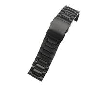 WTNZBAEM Correas de reloj cómodas y resistentes al sudor, acero inoxidable, compatibles con Diesel Dz7321, Dz7334, Dz4292 Dz7312 (26, 28 30 mm)(3-Beads-Black,24mm)