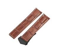 WTNZBAEM Correas de reloj transpirables, resistentes al sudor y compatibles con la serie Tag Heuer 24, 22 20 mm hebilla acero macizo piel vaca premium(Brown-BK-Z5,22mm)