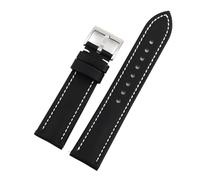 WTNZBAEM Correas de tela de vela de 18 mm, 19 mm, 20 mm, 21 mm y 22 mm compatibles con relojes Omega, Blancpain, Seiko Divers, correa de reloj impermeable de liberación rápida for hombres y mujeres.(B