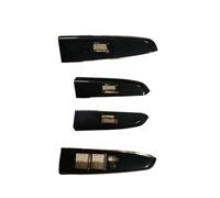 WTNZBAEM Embellecedor for interruptor de elevalunas eléctrico Toyota Hilux Vigo 2005-2015, adhesivo interior de puerta con diseño de fibra de carbono, compatible con camionetas Toyota Hilux Vigo 2012.