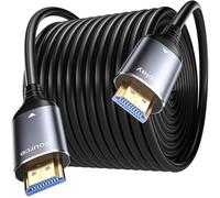 WTPGTI Cable de fibra óptica 8K HDMI 10M, HDMI 2.1, 48 Gbps Ultra High Speed,In Wall CL3 Rated,AOC 8K @60Hz,4K @120Hz/144Hz Dynamic HDR eARC Dolby HDCP2.2 Compatible con PS5, Xbox SeriesX, PC, TV