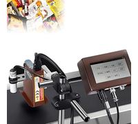 WTRYRN Codificador de inyección de Tinta en línea, máquina codificadora automática, Impresora de Fecha para códigos QR, números y gráficos, Impresora de inyección de Tinta Industrial T6