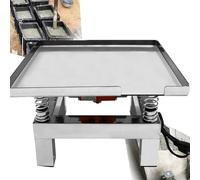 WTRYRN Mesa vibratoria Cuadrada de Acero Inoxidable, Mesa vibratoria de hormigón, Mesa de Prueba de vibración, Utilizada para Eliminar Burbujas y vibrar Polvo húmedo. 220V-35 * 35cm