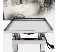 WTRYRN Plataforma vibratoria de Mesa, Mesa vibratoria para Cemento y hormigón, Utilizada para Eliminar Burbujas de Aire y vibrar Polvo húmedo, Ideal para Mezclar y compactar. 110V-35 * 35cm