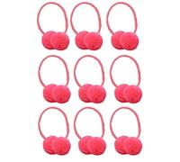 WTRYT Gomas para el pelo, 20 unidades, de felpa, pompones, gomas elásticas para el pelo, bola de pelo, cinta de pelo, cinta de pelo, gomas para el pelo, para niños pequeños