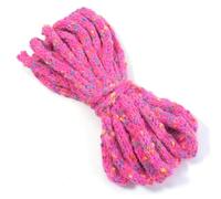 WTRYT Hilo de punto a mano, 10 mm × 10 m, hilo de ganchillo, hilo degradado de colores, hilo de felpilla, para bufandas, manualidades, bufandas, suéteres