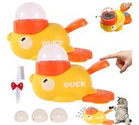 Wtujil Máquina tragamonedas para gatos, dispensador de golosinas para gatos, dispensador de golosinas para perros, juguete interactivo 2 en 1, apto para todo tipo de gatos y perros (2 unidades)