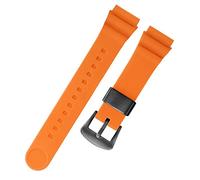 Wtukmo Correa de silicona para hombre Seiko 5 No. Solar SNE537 SRPA83J1 de 22 mm para buceo deportivo, 22mm, Ágata