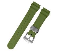 Wtukmo Correa de silicona para hombre Seiko 5 No. Solar SNE537 SRPA83J1 de 22 mm para buceo deportivo, 22mm, Ágata