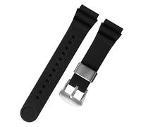 Wtukmo Correa de silicona para hombre Seiko 5 No. Solar SNE537 SRPA83J1 de 22 mm para buceo deportivo, 22mm, Ágata