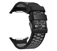 Wtukmo Correa de silicona sin espacios para Samsung Galaxy Watch 7 Ultra, pulsera de bucle de 47mm para Galaxy Watch, pulsera Ultra rápida(Black Grey)