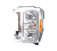 WTXXGQ Juego Faros Delanteros para Ford para F250 para F350 para SuperDuty 2023 2024 Faros Delanteros Halógenos Luz Baja H11 / Luz Alta HB3 Bombillas Faro Principal Delantero(1piece Left Side)
