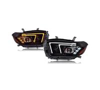 WTXXGQ Juego Faros Delanteros para Toyota para Highlander 2009-2011 Faros Delanteros LED Luces De Giro Dinámicas DRL. Faro Principal Delantero