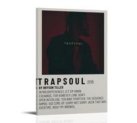 WTZRFV Bryson Tiller Trapsoul- Póster motivacional para pared, lienzo impreso, decoración del hogar, sala de estar, dormitorio, diseños modernos, estilo marco, 20 x 30 cm