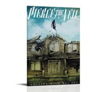 WTZRFV Pierce The Veil- Póster motivacional para pared, lienzo impreso, decoración del hogar, sala de estar, dormitorio, diseños modernos, estilo marco, 40 x 60 cm