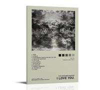 WTZRFV Póster inspirador con texto en inglés "I Love You The Neighbourhood" (50 x 75 cm)