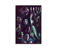 WTZRFV Póster motivacional de pared con texto en inglés "Until Dawn" (30 x 45 cm)