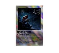 WTZRFV Sudadera con capucha Szn A Boogie Wit Da, álbum motivacional para pared, póster inspirador, lienzo impreso, decoración del hogar, sala de estar, dormitorio, diseños modernos, estilo sin marco