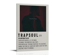 WTZRFV Trapsoul-Bryson Tiller- Póster motivacional para pared, lienzo impreso, decoración del hogar, sala de estar, dormitorio, diseños modernos, estilo marco, 40 x 60 cm