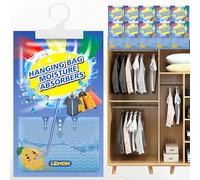 WTZWYFWJ Bolsas Antihumedad,Pack x 10 Bolsas Antihumedad Deshumidificador, Deshumificador Percha Colgante Garaje,Bolsas Absorbe Humedad Premium, Combate el Moho y Protege tu Ropa