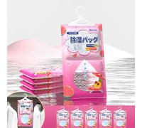 WTZWYFWJ Bolsas Antihumedad,Pack x 5 Bolsas Antihumedad Deshumidificador, Deshumificador Percha Colgante Garaje,Bolsas Absorbe Humedad Premium, Combate el Moho y Protege tu Ropa