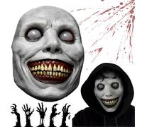 WTZWYFWJ Máscara De Terror De Halloween, Creepy Fairytale Horror Masks, Máscara Halloweens, Látex Masque De Cosplay, Demonio Sonriente, De Terror Espeluznante Accesorios De Cosplay De Halloween