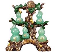 Wu Lou Feng Shui Estatua Figura Adorno Wu Lou/Hu Lu Escultura, Chino de Prosperidad Regalo de Decoración del Hogar, Wufu Trae Buena Suerte