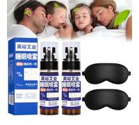 Wu Mu Chen Xiang Sleep Mist, Oud Agarwood Sleep Spray, ébano Agarwood Sleep Spray, Bed Spray Aromatherapy Sleep, Pillow Mist Sleep Spray, Ayuda a aliviar el estrés y la ansiedad (2 piezas)
