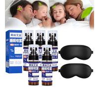 Wu Mu Chen Xiang Sleep Mist, Oud Agarwood Sleep Spray, ébano Agarwood Sleep Spray, Bed Spray Aromatherapy Sleep, Pillow Mist Sleep Spray, Ayuda a aliviar el estrés y la ansiedad (5 piezas)
