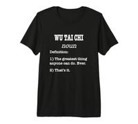 Wu Tai Chi Principiantes/Divertido diseño de definición Falsa Camiseta Premium
