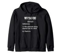 Wu Tai Chi Principiantes/Divertido diseño de definición Falsa Sudadera con Capucha