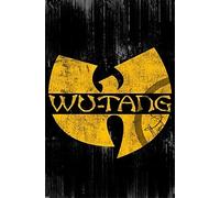 Wu-Tang - Cartel de metal para pared, diseño retro con texto en inglés "Iron Painting Decor Funny Hanging Crafts para oficina, dormitorio, sala de estar club