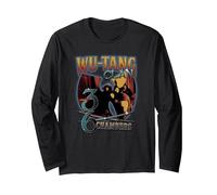 Wu-Tang Clan 36 Chambers Foto Manga Larga, Unisex para Adultos, Negro, L
