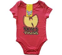 Wu Tang Clan Crezca El Bebé Wu-Tang Logo Nuevo Oficial Rojo 0 To 24 Months Size X Large (18 months)
