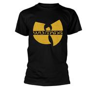 Wu-Tang Clan 'Logo' (Negro) Camiseta - ¡NUEVO Y OFICIAL