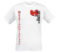 Wu-Tang Clan Swords Hombre Camiseta Blanco M 100% algodón Regular
