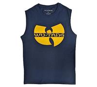 Wu-Tang Clan Tank Top Muscle T Shirt Logo Nuevo Oficial Unisex Demin Azul, turquesa, XL