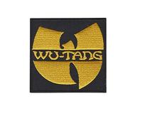 Wu Tang Gold Hip Hop_1 parche patch bordado con logotipo para planchar de hierro en apliques