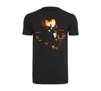 Wu Wear Masks tee Camiseta, Hombre, Negro, XXL