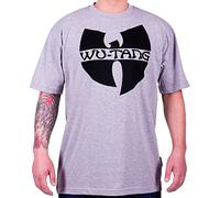Wu-Wear Wu Logo Tee T Shirt T-Shirt M-3XL Wu-Tang Clan(Heather Grey,S)