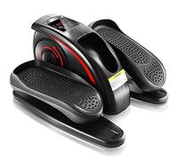 WUBAILI Ejercitador De Pedal Elíptico para Debajo del Escritorio, Mini Entrenador De Ciclismo, Vendedor Ambulante De Piernas, con Asistencia, 20 Niveles, 5 Funciones, Control Remoto