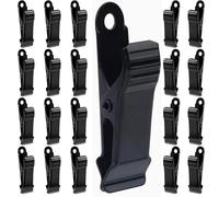 WUBAYI 20 Pinzas de Cocodrilo Metálicas Mini - Pequeñas Pinzas con Resorte para Cables, Snacks, Papel, Fotos, Cortinas & Proyectos DIY