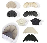 WUBAYI 8 pares de agarres de talón para zapatos de mujer, protectores de talón para zapatos demasiado sueltos, almohadillas autoadhesivas para el talón, almohadillas antiampollas para mujeres y