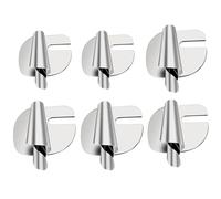 WUBAYI Juego de 6 piezas de pie para dobladillo en espiral - Pie para dobladillo enrollado de acero inoxidable para máquinas de coser domésticas con 6 tamaños (3-8 mm), pie universal para dobladillo